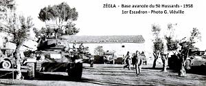 2156- Zegla - 9e Hussards - Base avancee2 - 1958